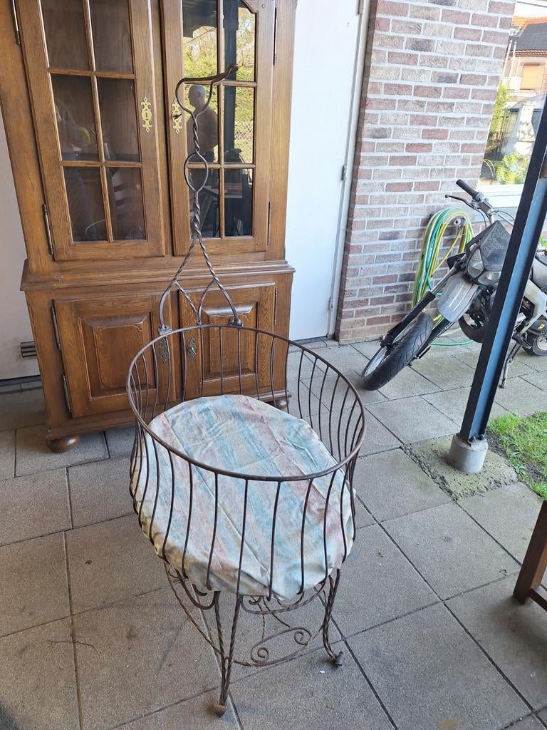 Vintage ijzeren wieg - Antieke babywieg, Ophalen, Gebruikt, Wieg