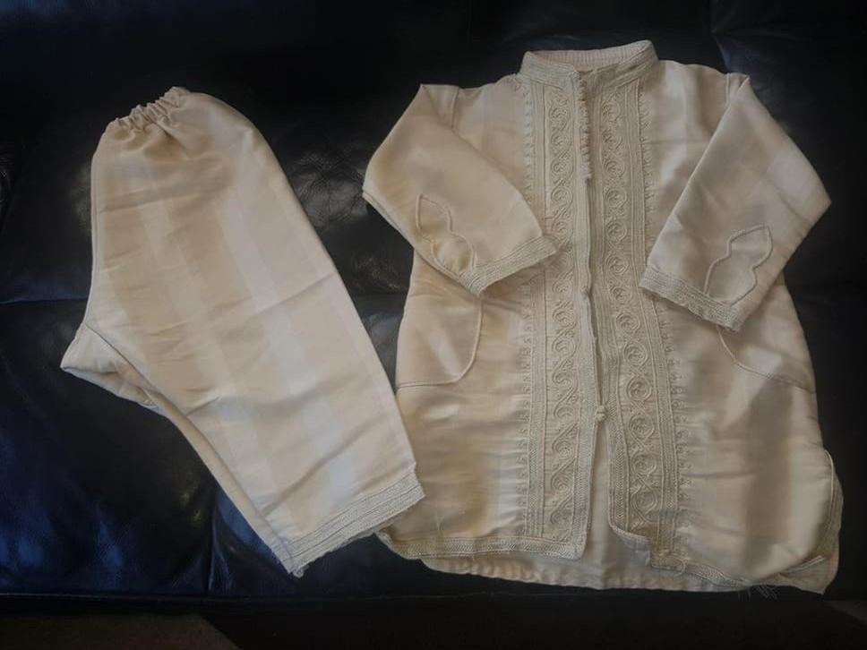 Prachtige Kandora Jellaba Jabador Jongen Maat 92/98 💫, Ophalen of Verzenden, Zo goed als nieuw, Jongen, Setje