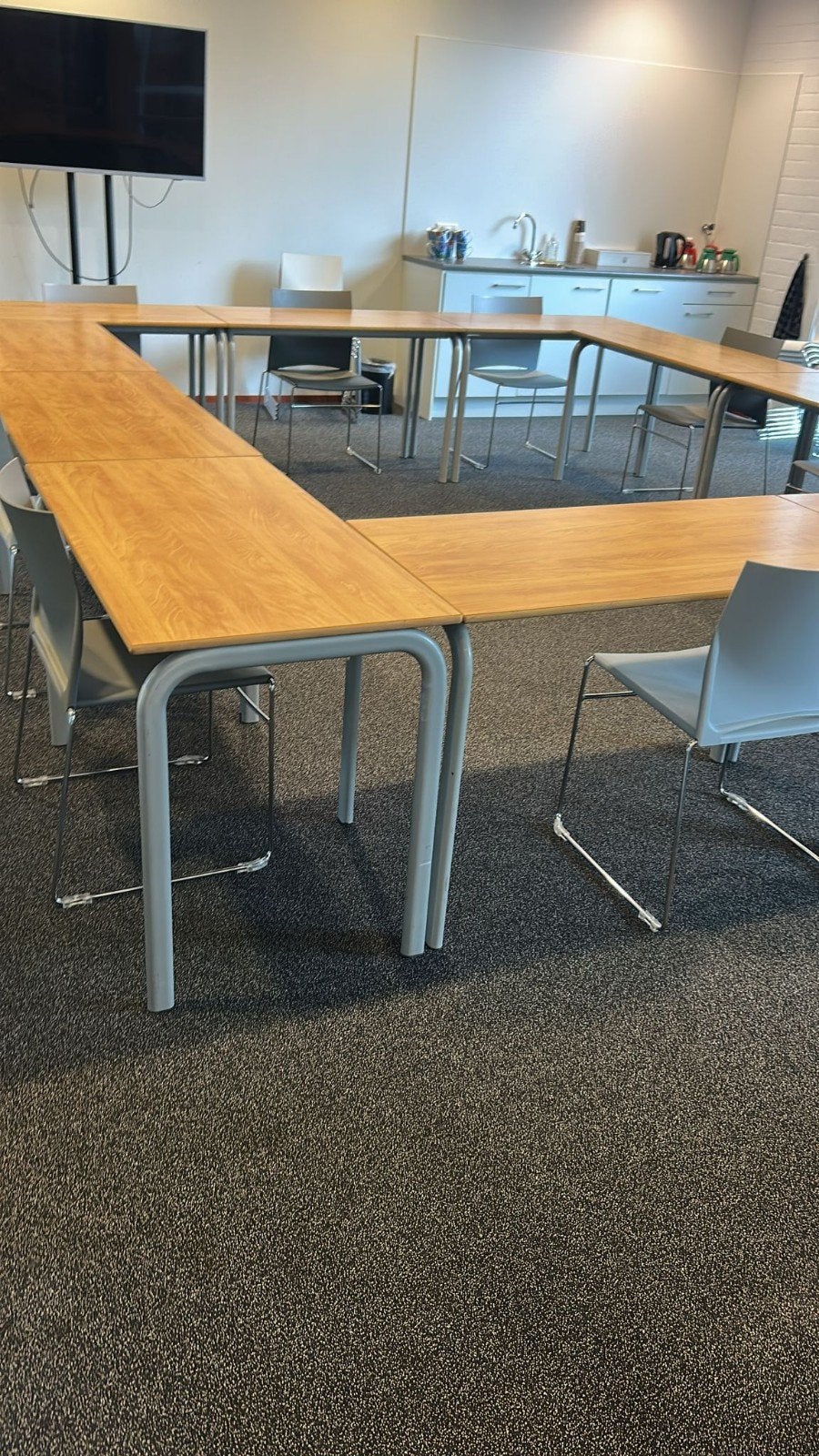 11 (bureau) Tafels 60x120 cm - Ophalen in Rijen (Brabant), Ophalen, Gebruikt, 100 tot 150 cm, Minder dan 100 cm