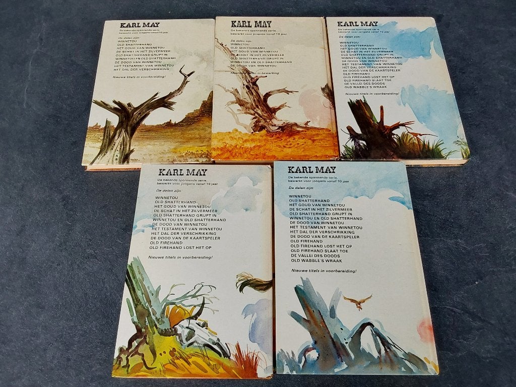 Karl May, Boeken, Avontuur en Actie, Ophalen of Verzenden, Gelezen, Diverse auteurs