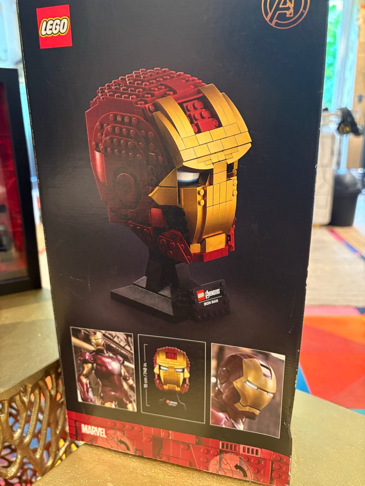 LEGO Marvel Iron Man Helm (76165) - 480 stukjes, Ophalen of Verzenden, Zo goed als nieuw