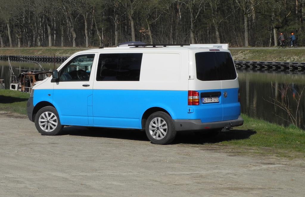 Heerlijk VW T5 camperbusje, Caravans en Kamperen, Campers, Buscamper of Camperbus, Volkswagen, Tot en met 2, Particulier