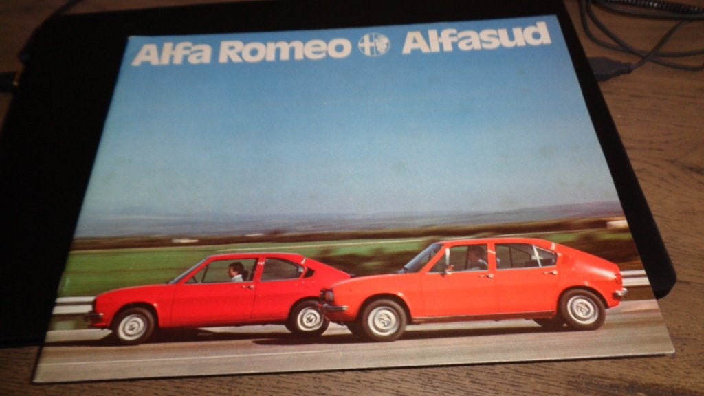Folder ALFA ROMEO   ALFASUD, Verzenden, Gelezen, Alfa Romeo