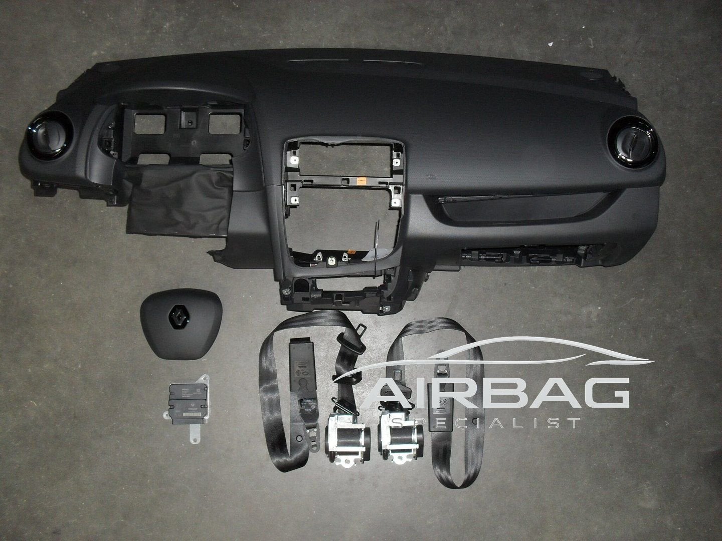 Complete airbag set Renault Clio model 2013-2019, Gebruikt, -, Renault, -