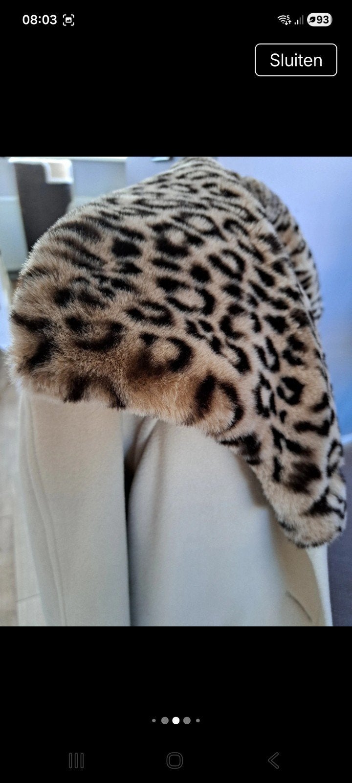 Wollen jas, Kleding | Dames, Jassen | Winter, Ophalen of Verzenden, Zo goed als nieuw, Maat 38/40 (M)