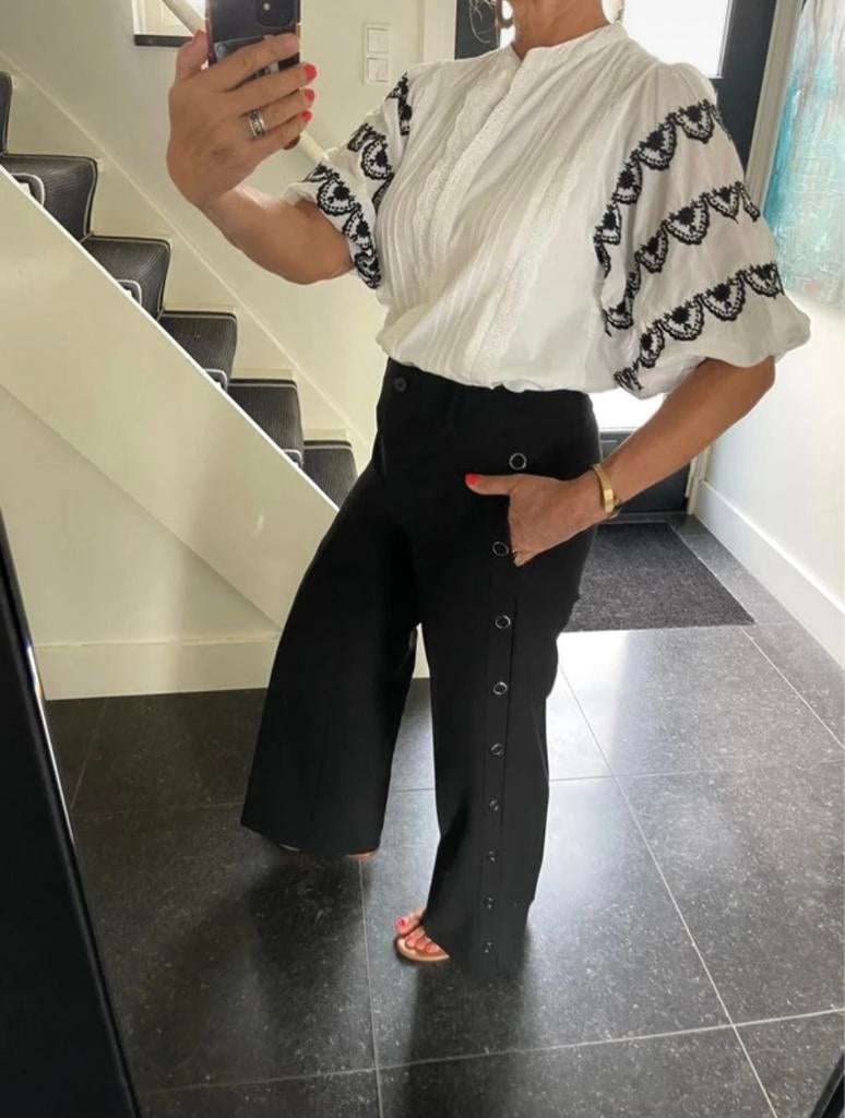 Summum, echt een snoepje van een blouse, M, Ophalen of Verzenden, Zo goed als nieuw, Maat 38/40 (M), Wit