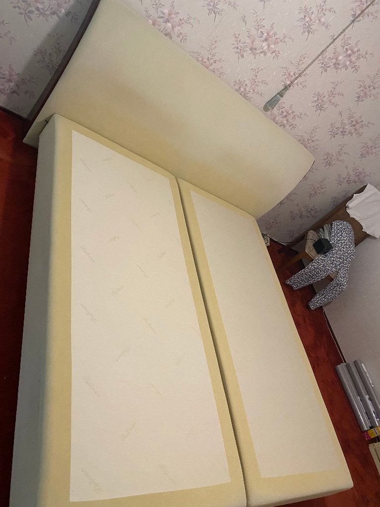 Bed Boxpring Pullmann, Ophalen, Klassiek, Tweepersoons, Zo goed als nieuw