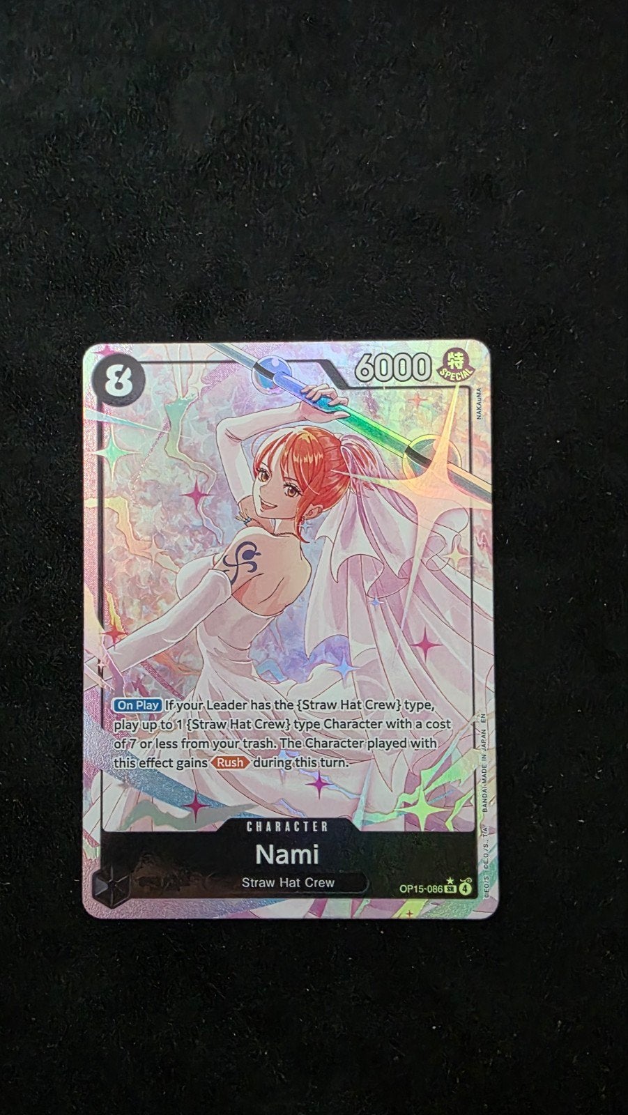 One Piece Card Game Wedding Nami OP15-086 NM, Ophalen of Verzenden, Nieuw, Losse kaart, Foil