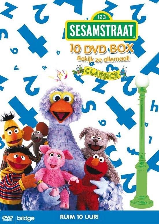 sesamstraat 10 dvd box, Alle leeftijden, Ophalen of Verzenden, Zo goed als nieuw, Tv fictie