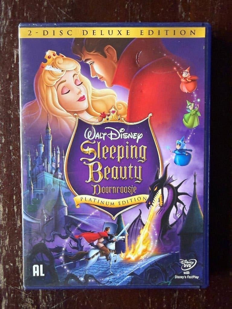 Walt Disney Sleeping Beauty ( 2 DVD Box ) Doornroosje ( 16 ), Cd's en Dvd's, Europees, Bonusmateriaal, Tekenfilm, Alle leeftijden