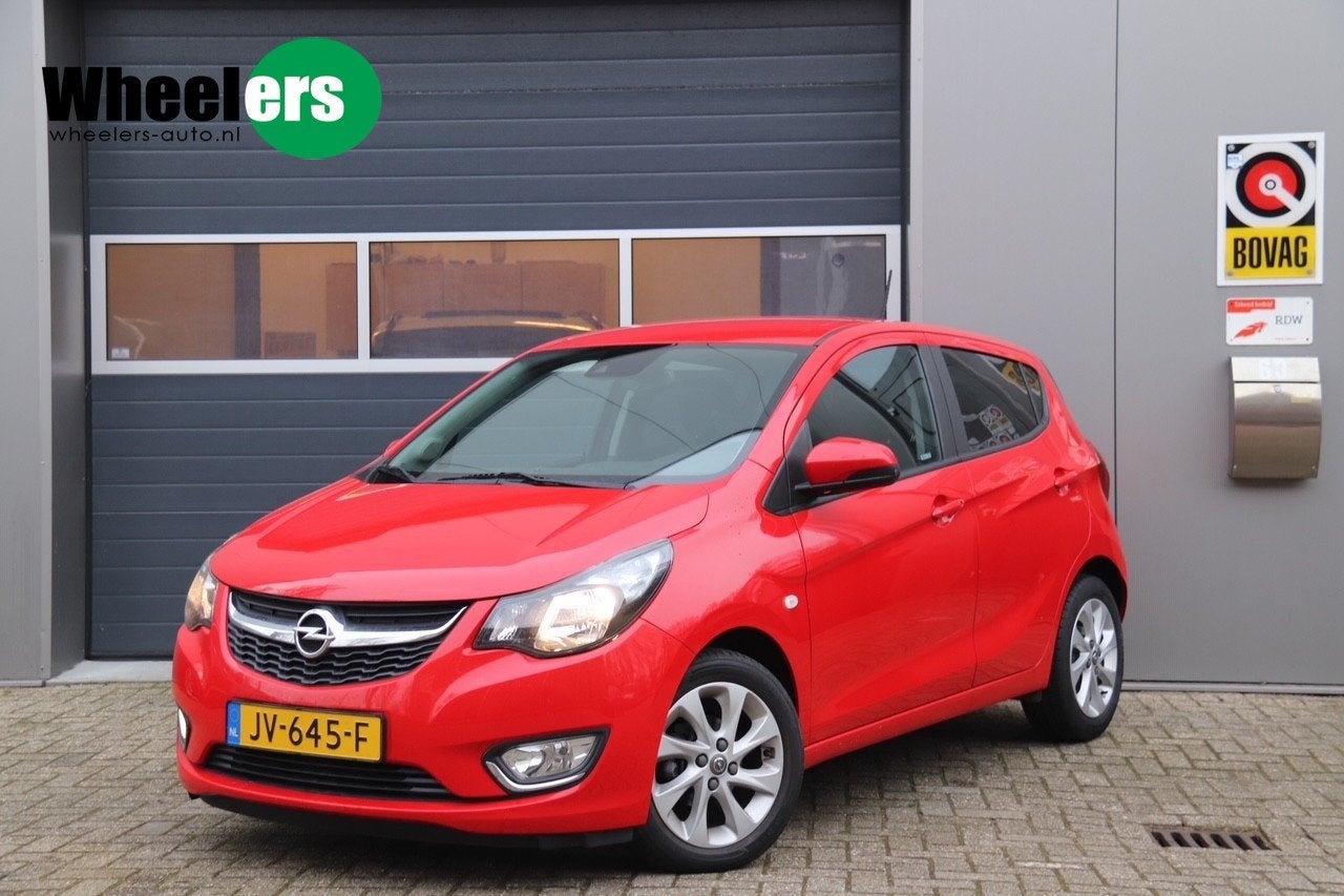 Opel KARL 1.0 ecoFLEX Innovation, Leder, Trekhaak, Cruise, Auto's, Voorwielaandrijving, 839 kg, Leder en Stof, Origineel Nederlands