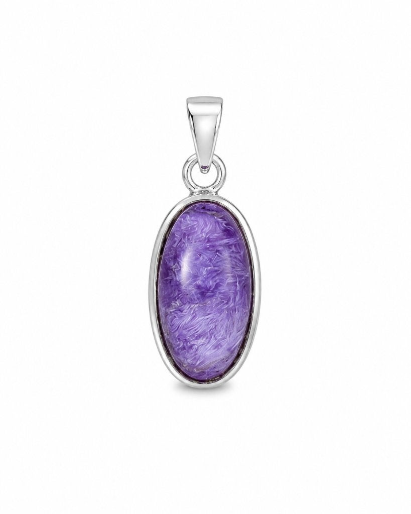Charoïet Hanger Sargylana - Echt Zilver, Info@sacredstones.nl, Verzenden, Nieuw, Met edelsteen