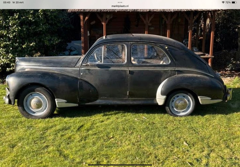 Onderdelen klassieke Peugeot 203, Auto-onderdelen, Rechts, Nieuw, Ophalen of Verzenden, Spatbord