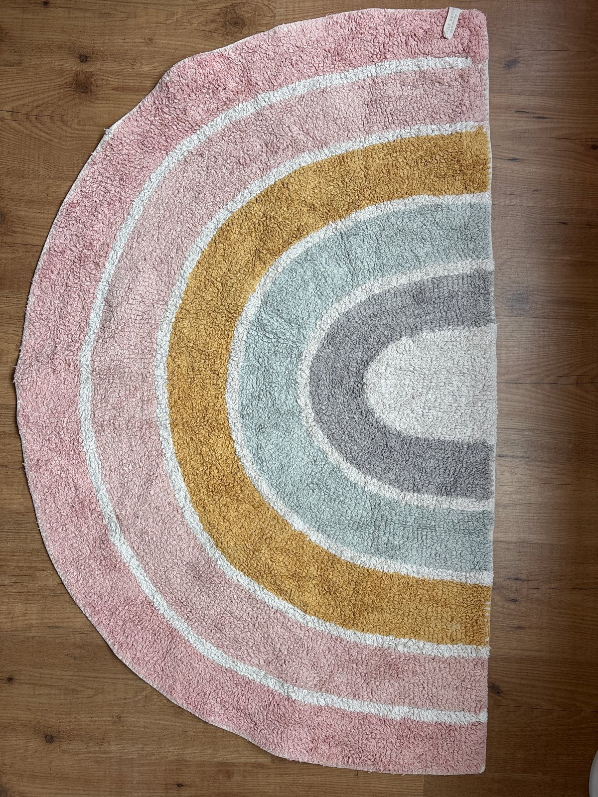 Little Dutch regenboog vloerkleed pastel, Gebruikt, Roze, Overige vormen, 50 tot 100 cm