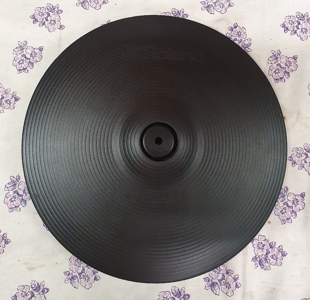 Roland cymbal CY12 crash, geen choke., Ophalen of Verzenden, Gebruikt, Roland