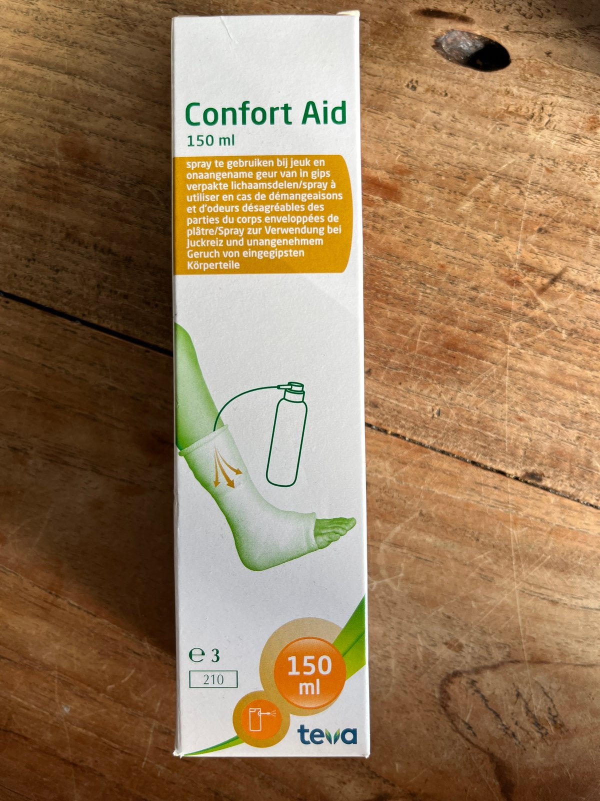 Confort Aid spray -tegen jeuk bij gipsbeen, Ophalen of Verzenden, Nieuw, Sigarenbandjes