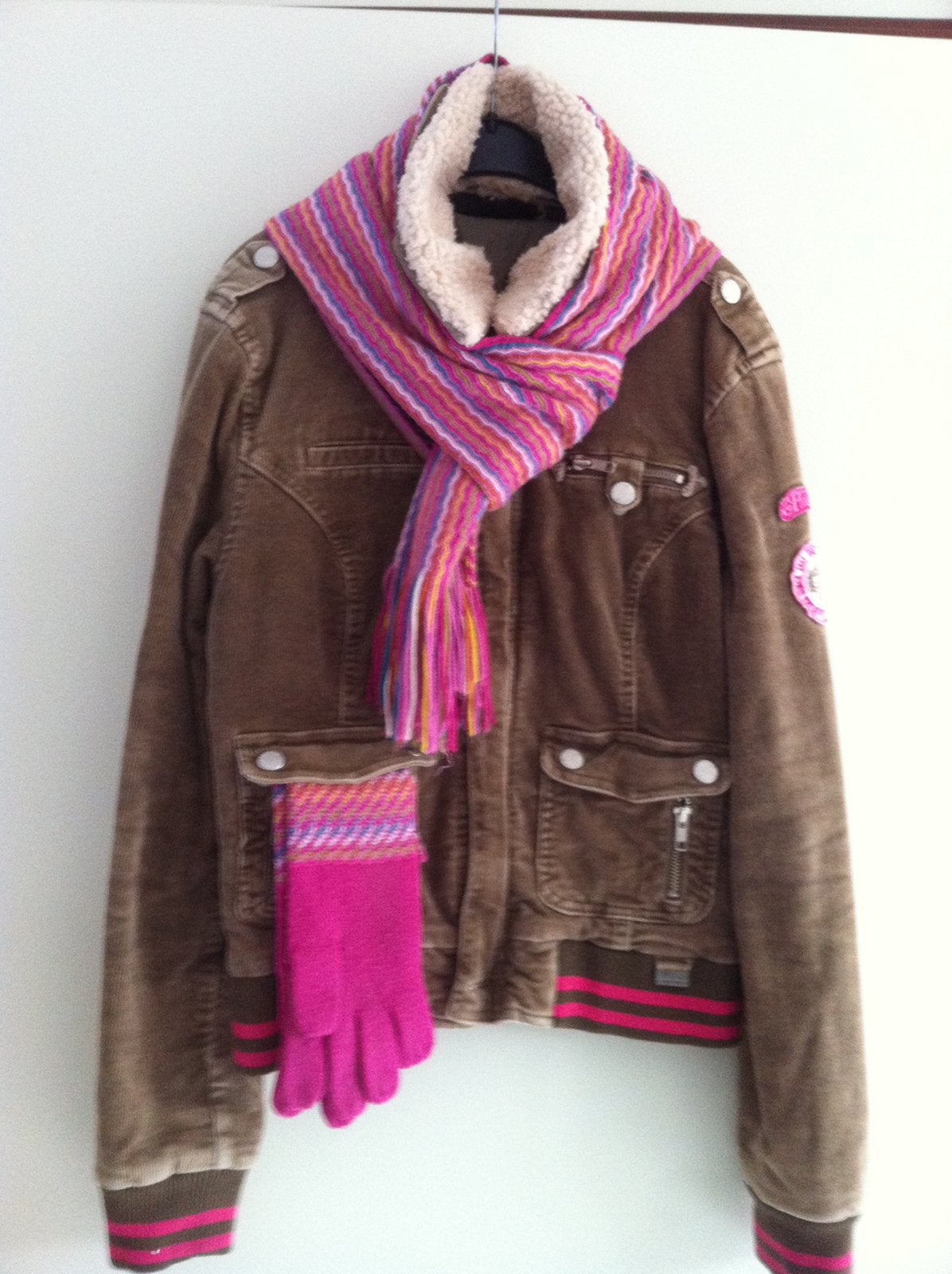 Winterjack merk Protest maat 38, Kleding | Dames, Jassen | Winter, Ophalen, Zo goed als nieuw, Maat 38/40 (M), Bruin