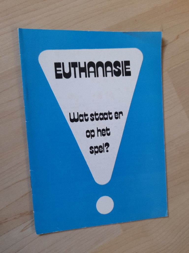 EUTHANASIE WAT STAAT ER OP HET SPEL?, Ophalen of Verzenden, Gelezen