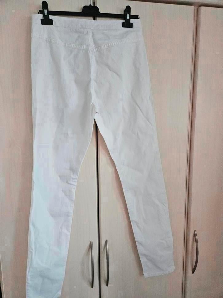 Mooie witte broek sandwich 40, Maat 38/40 (M), Wit, Ophalen of Verzenden, Zo goed als nieuw