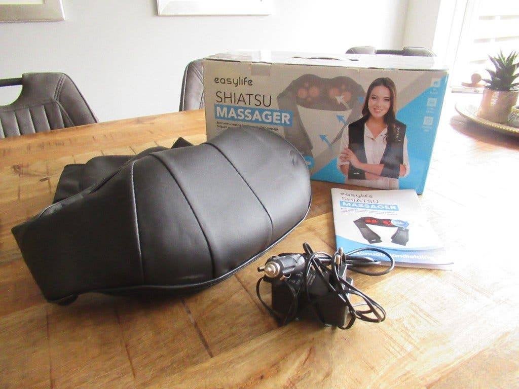 Als nieuw Easylife massagekussen massageapparaat Shiatsu, Ophalen of Verzenden, Zo goed als nieuw, Massagestoel of Kussen