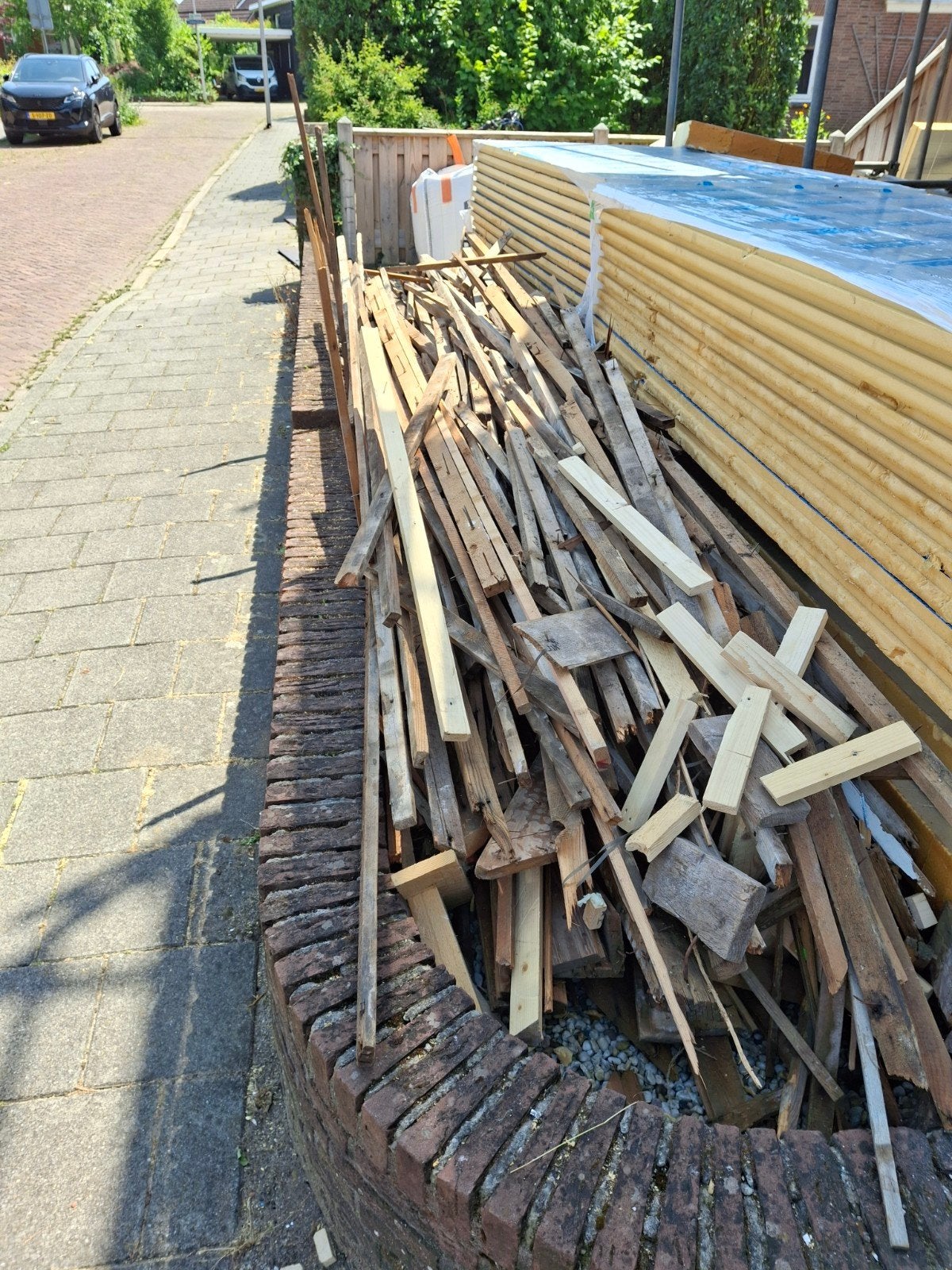 Haardhout GRATIS afhalen, Minder dan 3 m³, Ophalen