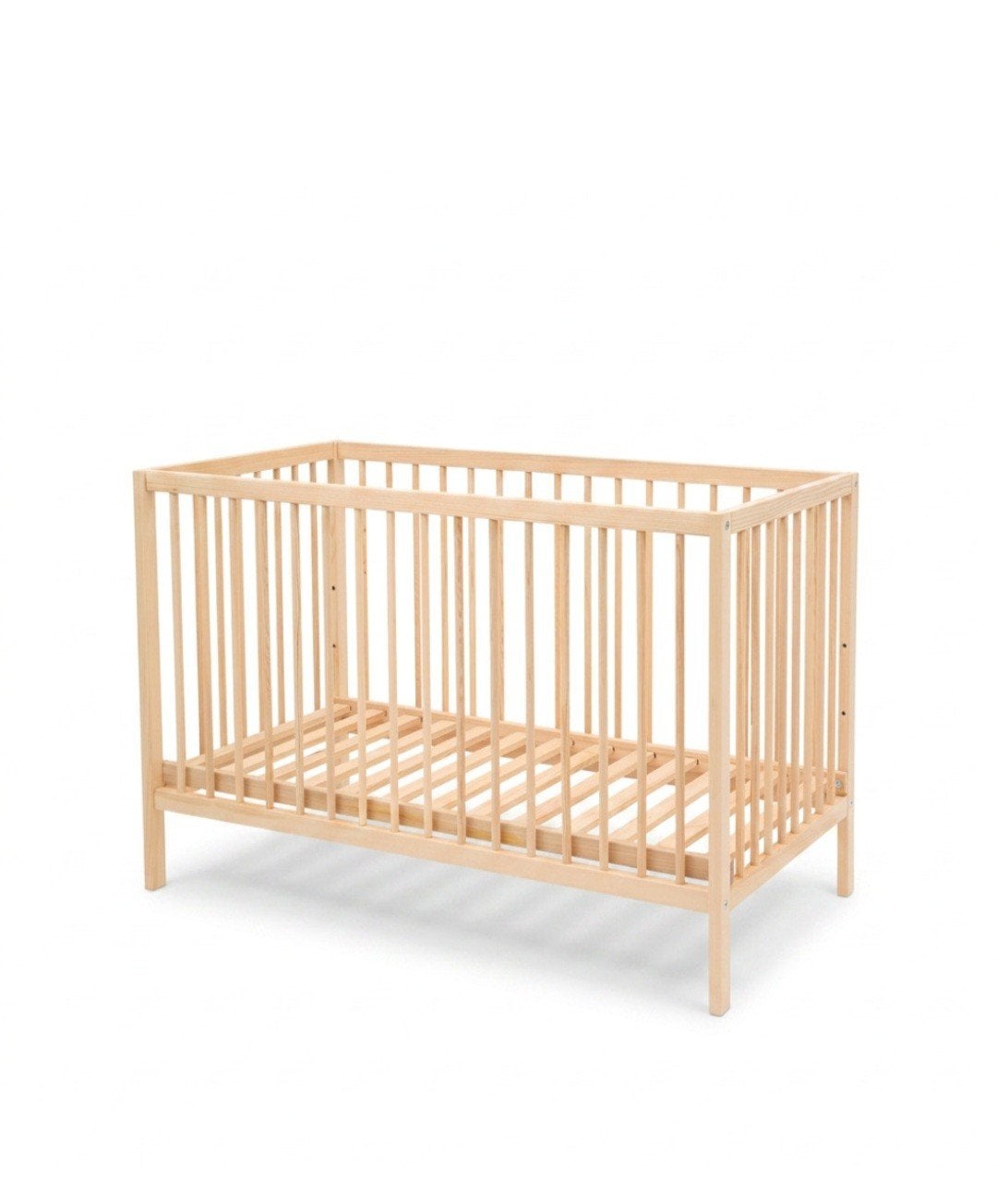 Simpel Houten Ledikant - Natuurlijke Look, Ophalen, Gebruikt, Ledikant