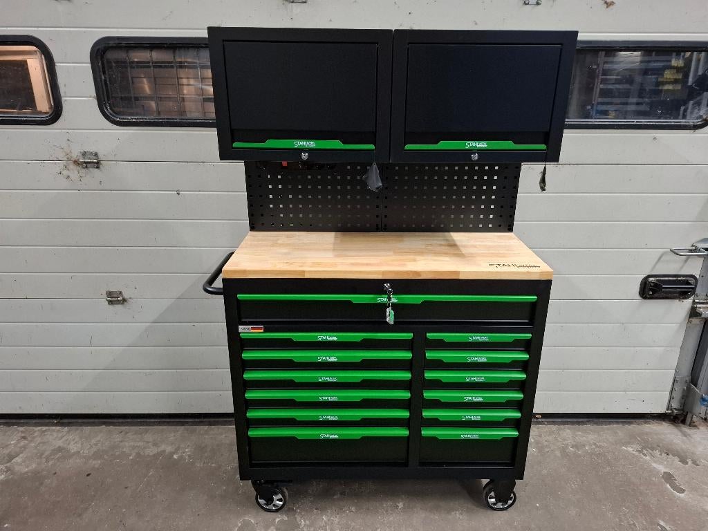 Gereedschapswagen Gevuld Nieuw Stahlwerk, Doe-het-zelf en Verbouw, Gereedschapskisten, Ophalen, Gevuld, Nieuw