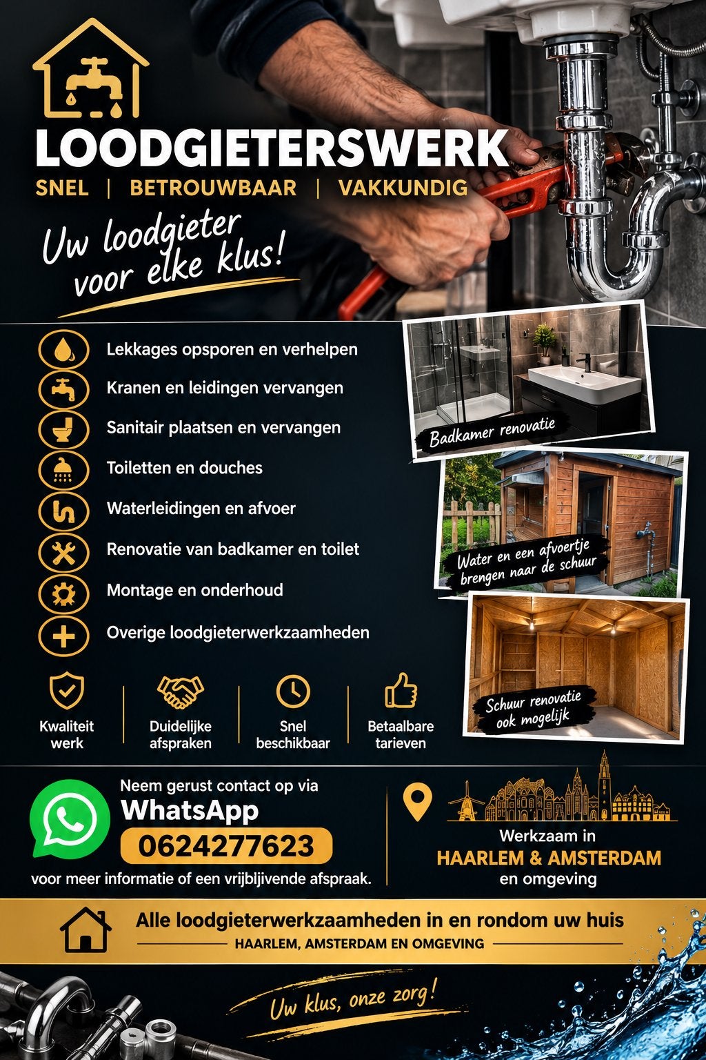LOODGIETER NODIG? WIJ REGELEN HET!, Ophalen of Verzenden, Overige soorten, Overige typen