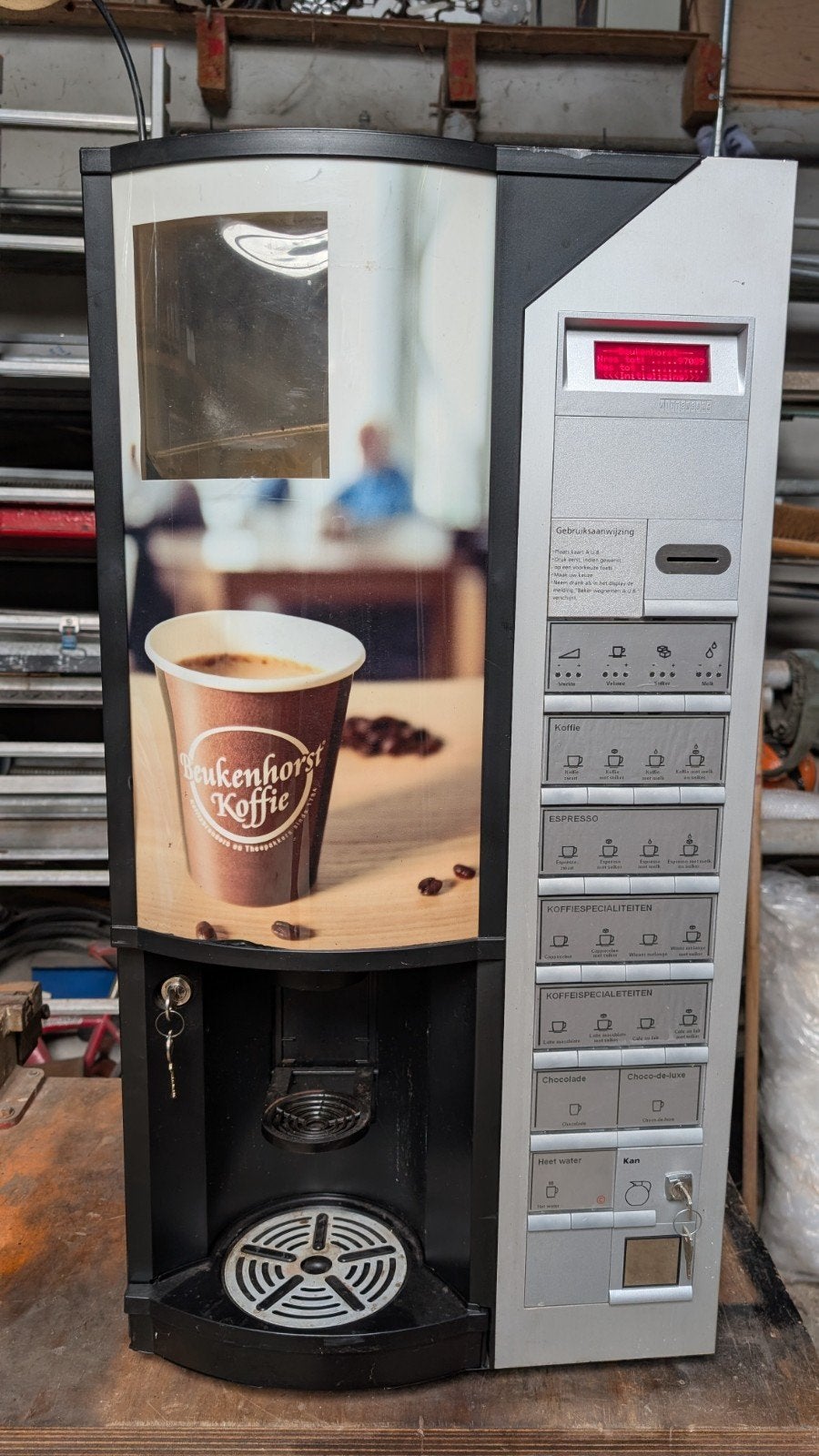 Wittenborg es 7100, Ophalen, Koffiemachine