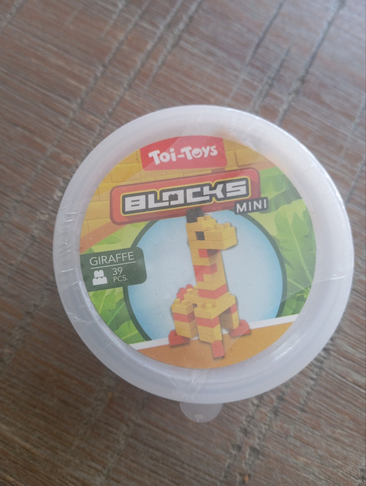 Toi-Toys Blocks Mini Giraffe - 39 stuks bouwplezier, Ophalen of Verzenden