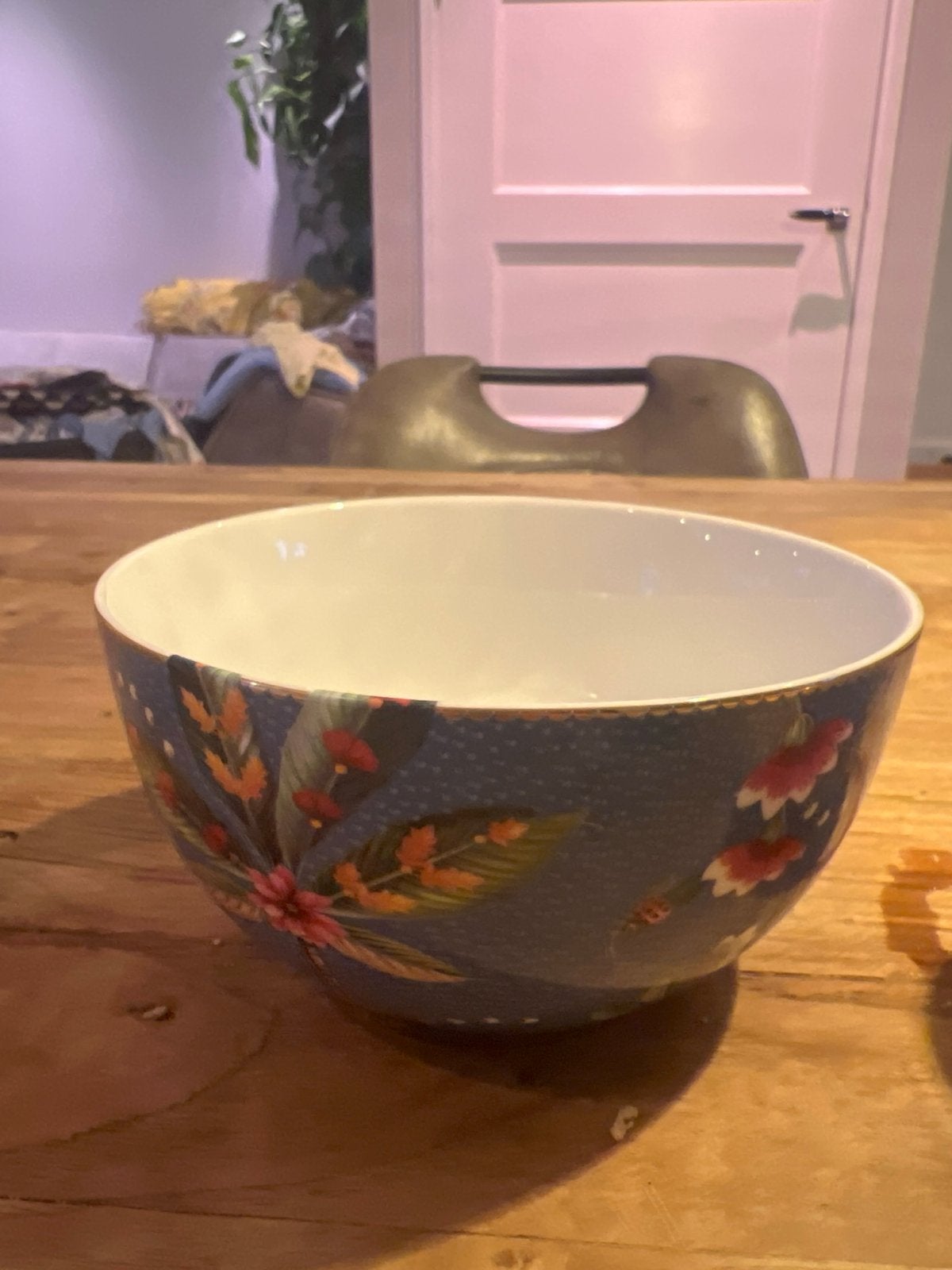 Pip Studio Kom La Majorelle Blauw 15cm, Huis en Inrichting, Porselein of Keramiek, Schaal, Rond, Nieuw