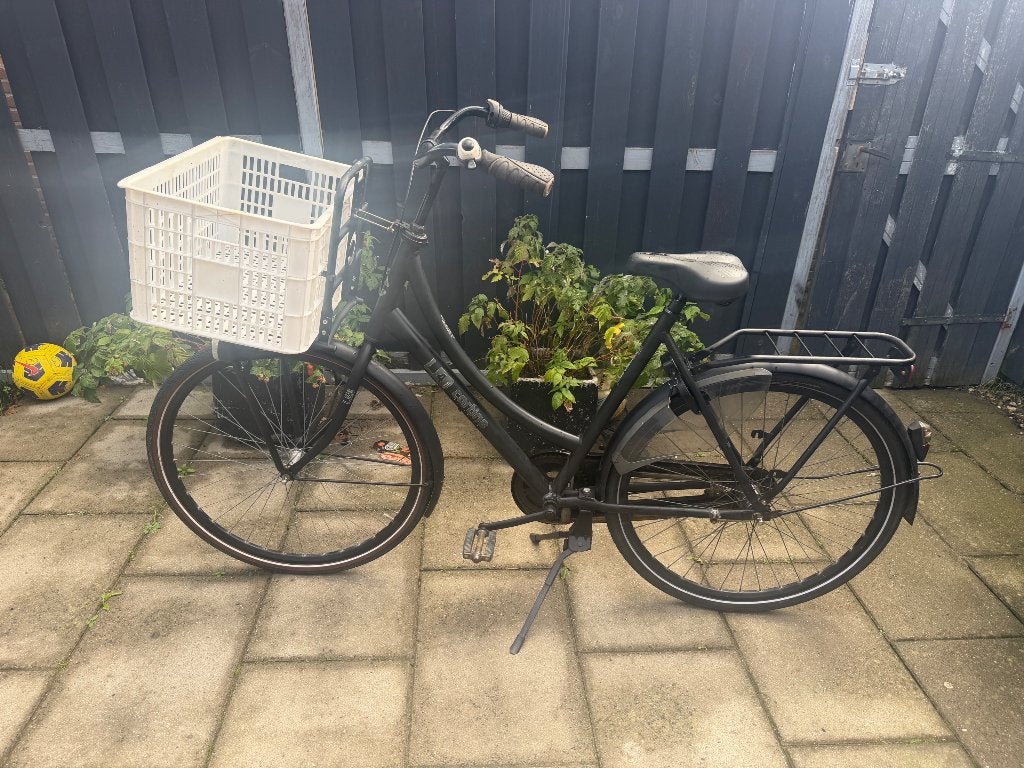 Cortina U4 transport damesfiets 28 inch, Terugtraprem, Gebruikt, Versnellingen, 56 cm of meer