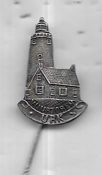 URK VUURTOREN GEBOUWEN SPELD, Verzamelen, Speldjes, Pins en Buttons, Ophalen of Verzenden, Gebruikt, Stad of Land, Speldje of Pin