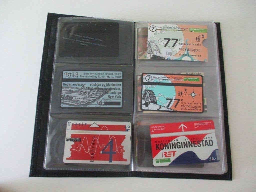 Nederlandse telefoonkaarten in een album, Verzenden, Nederland