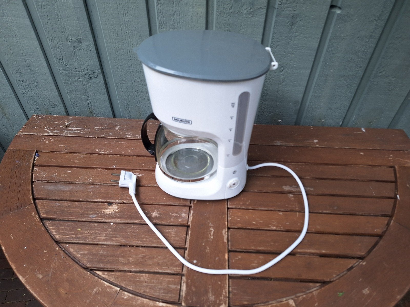 Bourgini kleine koffiezetapparaat - ideaal voor camping, Ophalen, Gebruikt, Koffiemachine, Gemalen koffie