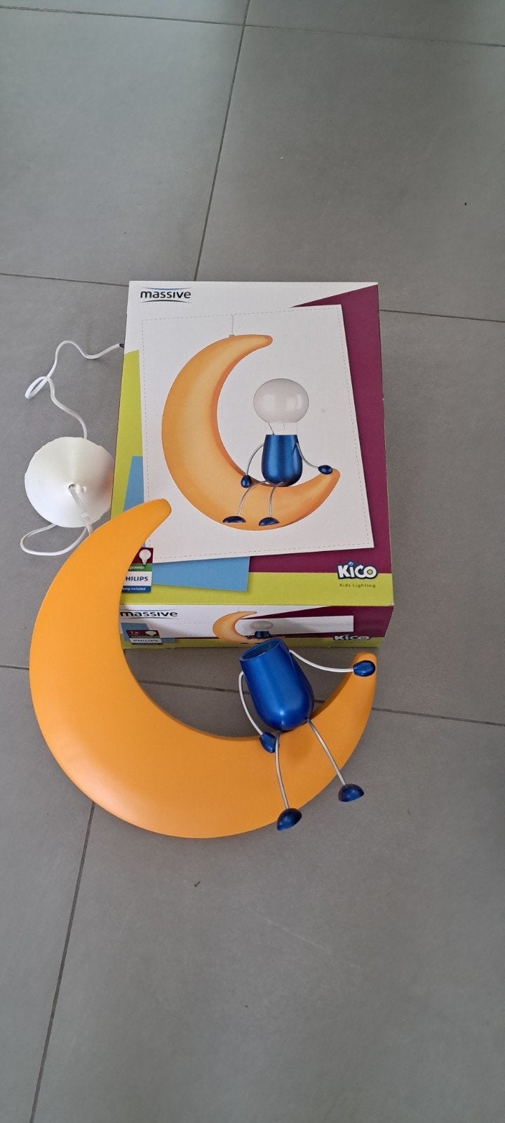 Massive Kico Maanlamp (excl. lamp en kraagje), Ophalen