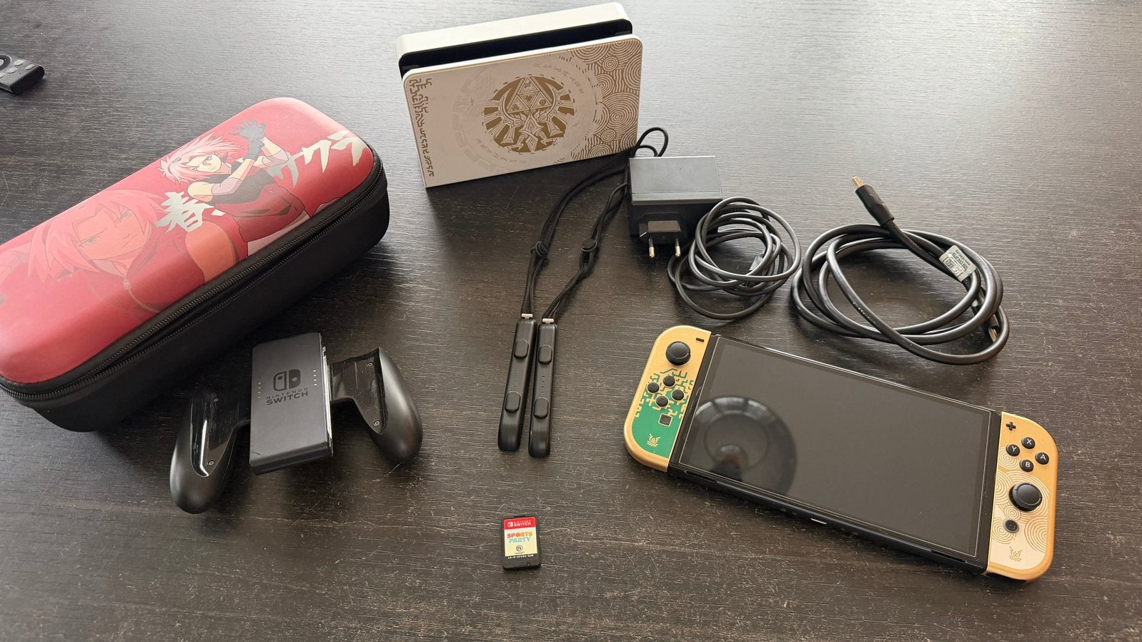 Nintendo Switch OLED Zelda Tears of the Kingdom Editie, Spelcomputers en Games, Spelcomputers | Nintendo Switch, Ophalen, Refurbished