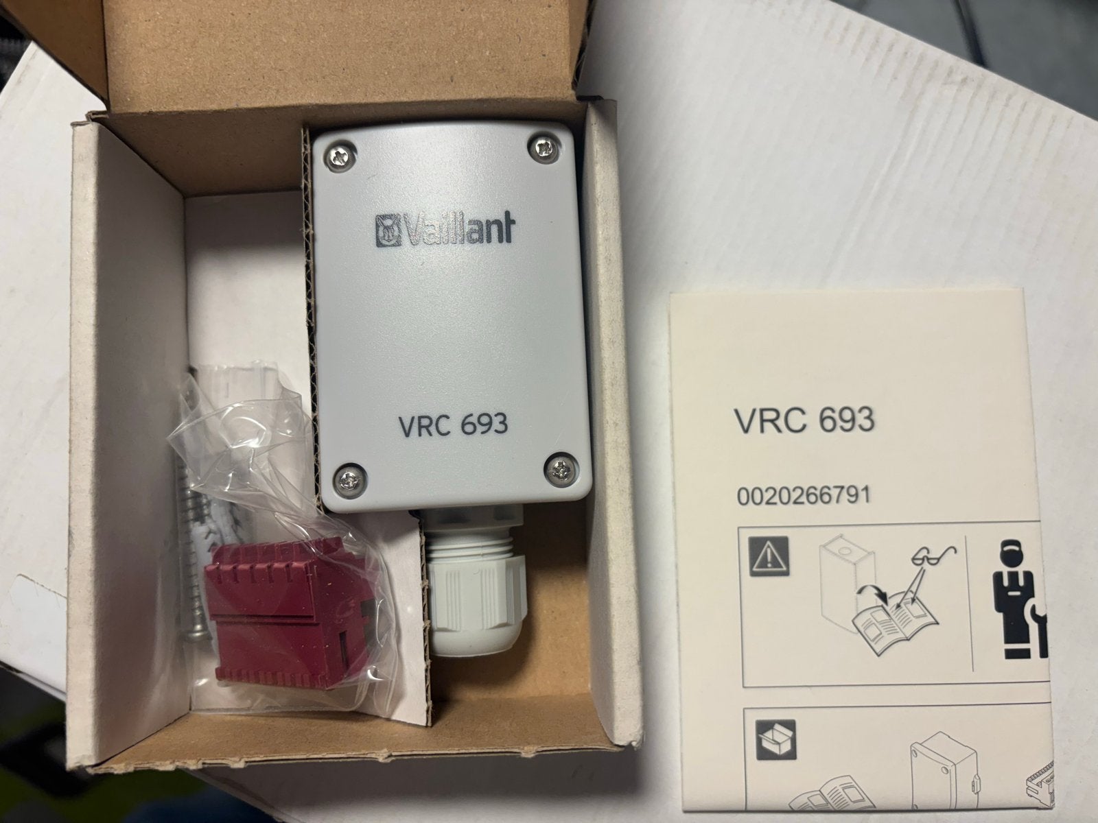 Vaillant VRC 693 Weersafhankelijke Regeling Sensor Voeler, Ophalen, Nieuw