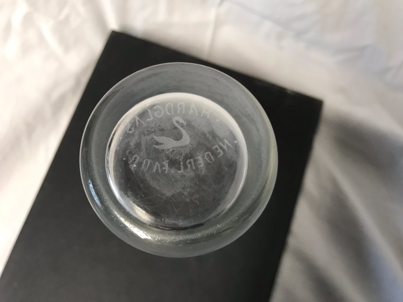 Oud glaasje hardglas nederl.fabr, Ophalen