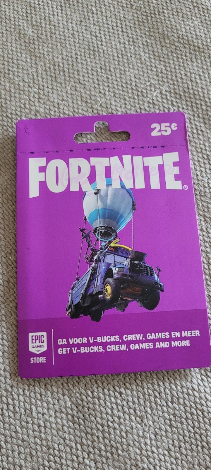 Fortnite Cadeaukaart - 25€ (Geseald), 1 speler, Ophalen of Verzenden, Nieuw, Vanaf 12 jaar