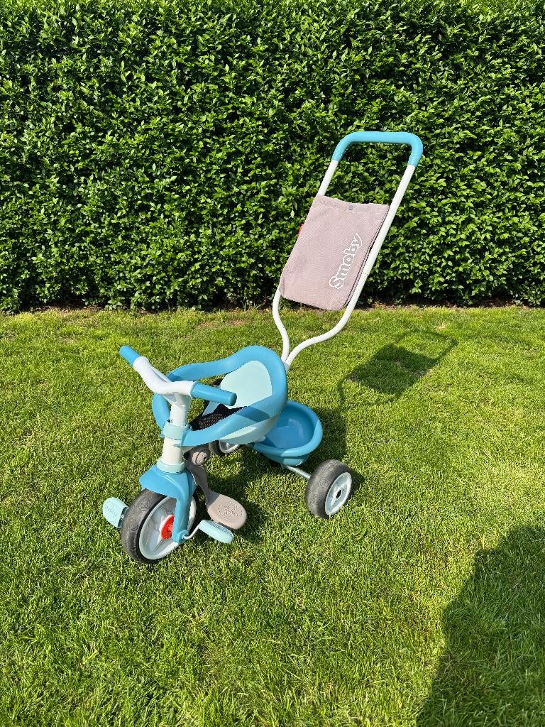 Smoby Be Move Comfort driewieler blauw (uitgebreid model), Fietsen en Brommers, Fietsen | Driewielers, Ophalen, Terugtraprem, Gebruikt