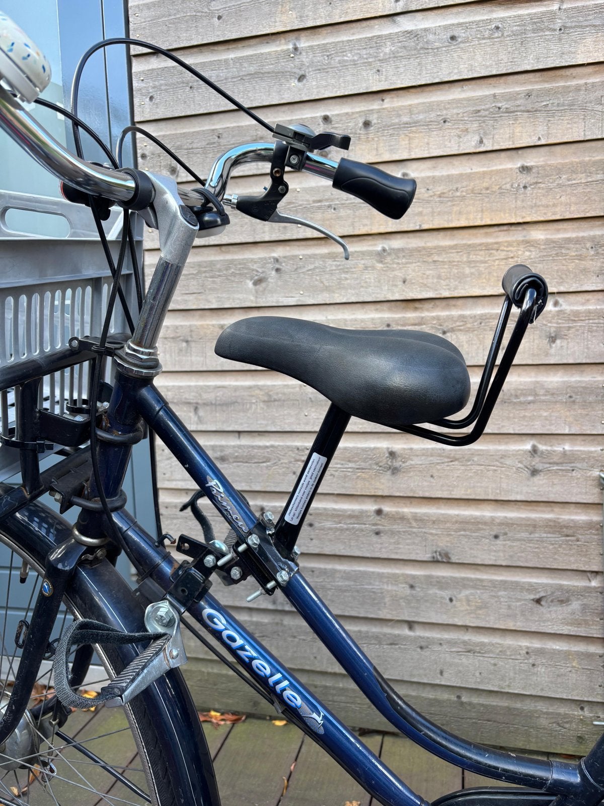 Zadel op frame / op stang, Ophalen, Voorzitje, 0 t/m 13 kg, Gebruikt