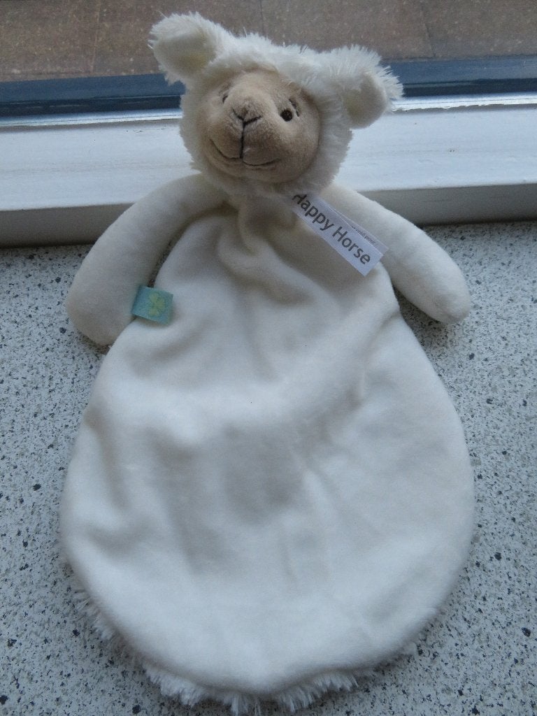 Knuffeldoek schaap of schaapje merk Happy Horse Lugano, Kinderen en Baby's, Speelgoed | Knuffels en Pluche, Nieuw, Ophalen of Verzenden