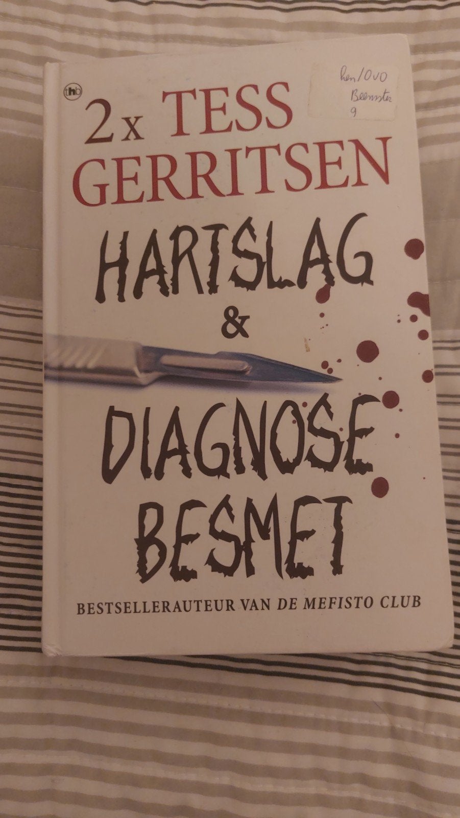 Tess Gerritsen - Hartslag & diagnose besmet, Ophalen of Verzenden, Zo goed als nieuw, Tess Gerritsen
