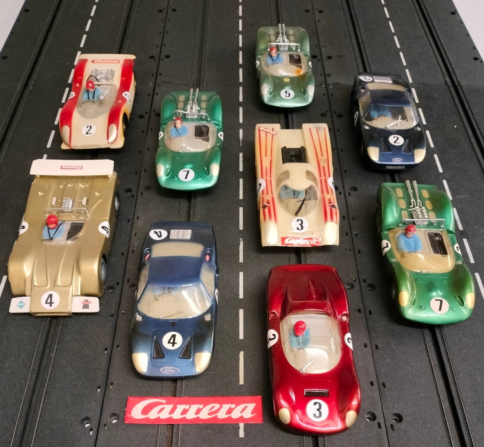 Carrera Universal racebaan Lexan racewagens raceautos Porsch, Ophalen of Verzenden, Elektrisch, Carrera