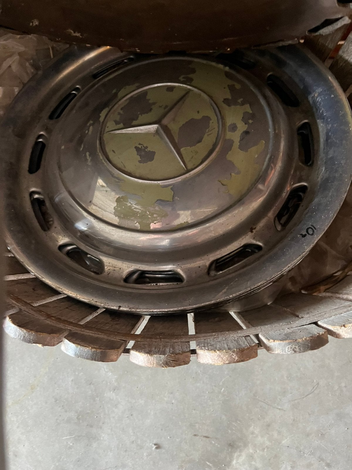Mercedes velgen 13 x bieden, Ophalen