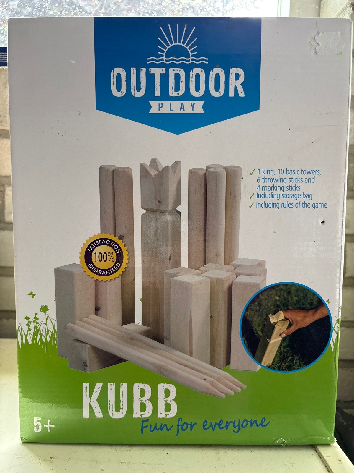 Kubb Outdoor Play - Houten Werpspel voor Buiten, Ophalen, Nieuw