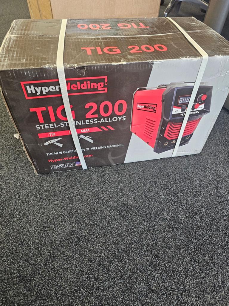 Hyper Welding TIG 200 Lasapparaat - Nieuw in doos, Ophalen of Verzenden, Nieuw, 150 tot 250 ampère, Tig