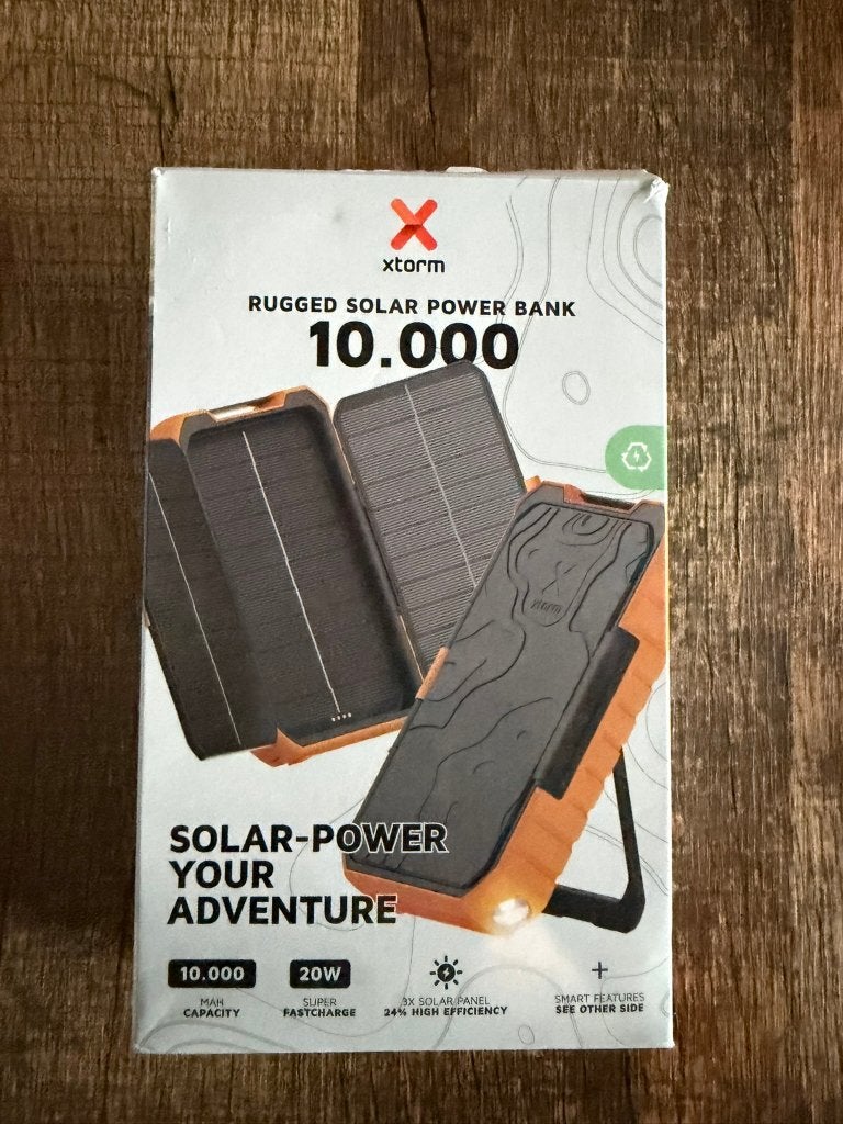 Xtorm Rugged Solar Powerbank 10.000 mAh - 20W, Ophalen of Verzenden, Zo goed als nieuw, Xtorm