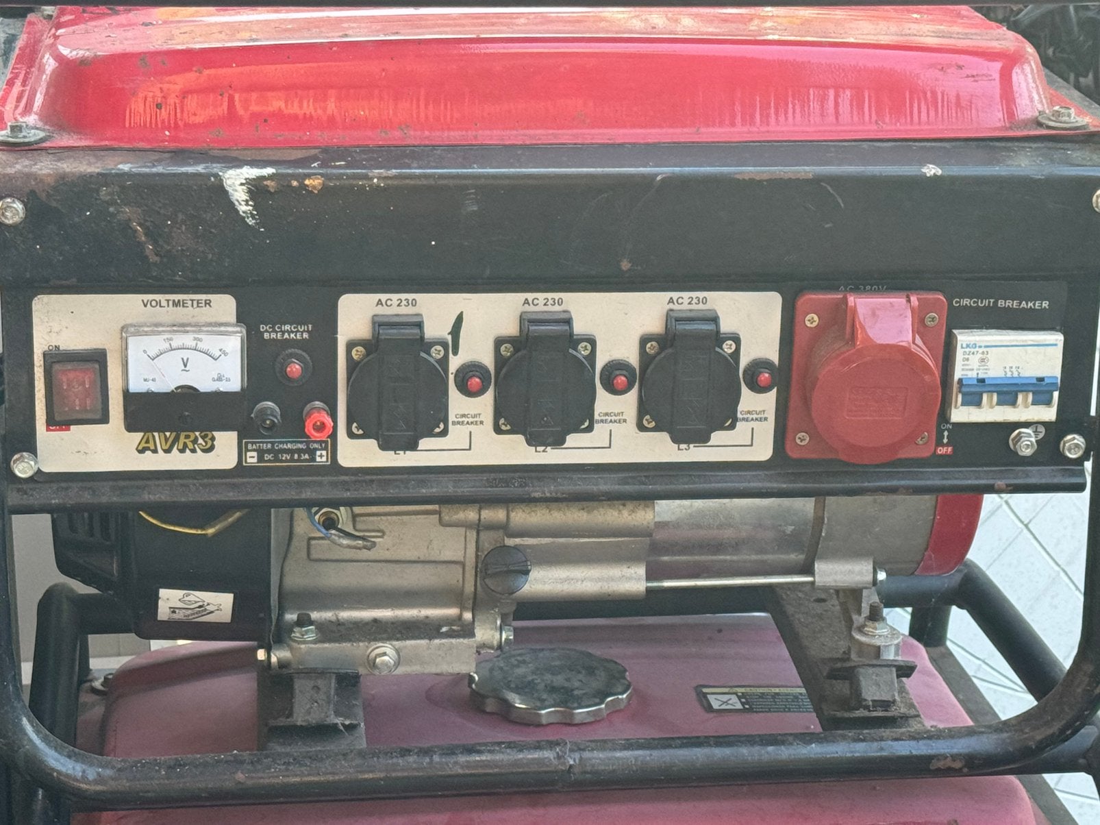 Generator 4,5KVA, Ophalen of Verzenden, Gebruikt